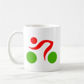 Cool logo fietsen koffiemok (Links)