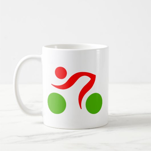 Cool logo fietsen koffiemok (Links)