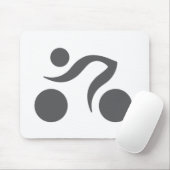 Cool logo fietsen muismat (Met muis)