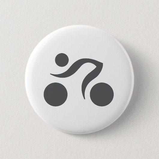 Cool logo fietsen ronde button 5,7 cm (Voorkant)