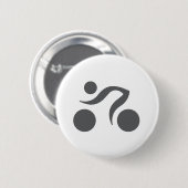 Cool logo fietsen ronde button 5,7 cm (Voorkant /achterkant)