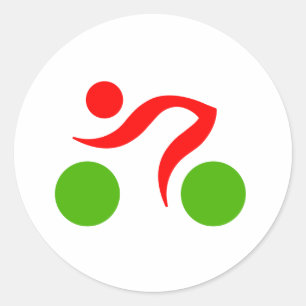 Cool logo ronde sticker