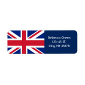 Cool London mode Britse vlaggenunie Jack Etiket (Voorkant)