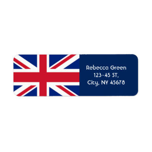 Cool London mode Britse vlaggenunie Jack Etiket