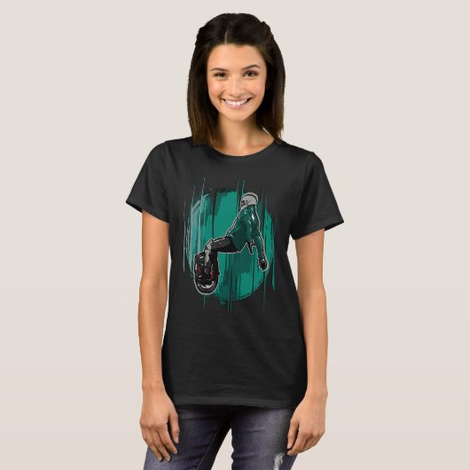 Cool looking Unicycle T-shirt (Voorkant volledig)