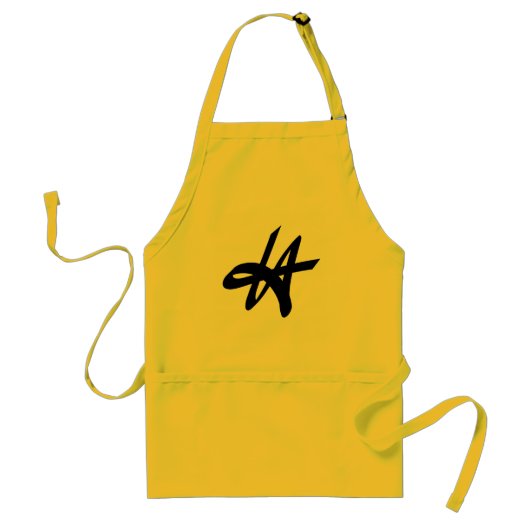 Cool Los Angeles typografie BBQ apron voor mannen Standaard Schort (Voorkant)