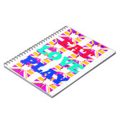 Cool Love Eat Play Heart kleuren Notitieboek (Linkerzijde)