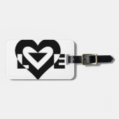 Cool Love Graphic, Black Bagagelabel (Voorkant horizontaal)