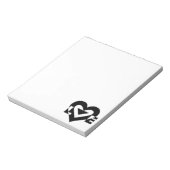 Cool Love Graphic, Black Notitieblok (Linkerzijde)