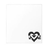 Cool Love Graphic, Black Notitieblok (Voorkant)