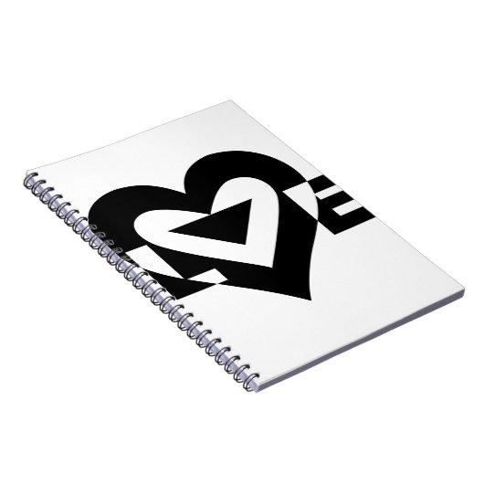 Cool Love Graphic, Black Notitieboek (Rechterzijde)