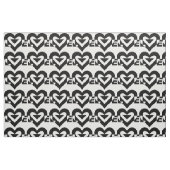Cool Love Graphic, Black Stof (Fat Quarter)