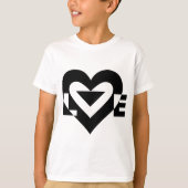 Cool Love Graphic, Black T-shirt (Voorkant)