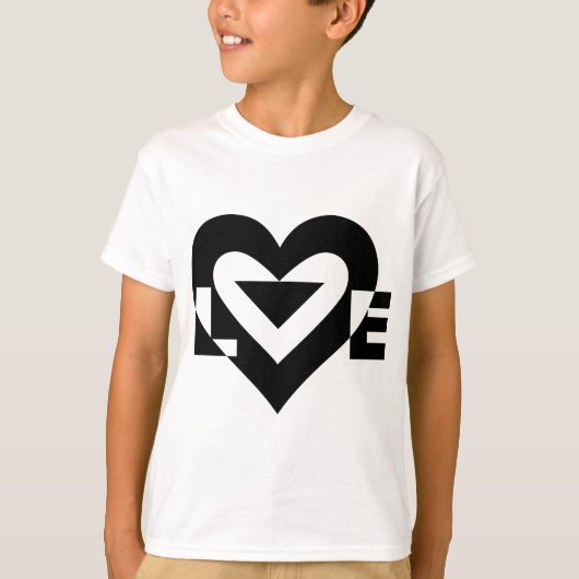 Cool Love Graphic, Black T-shirt (Voorkant)
