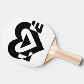 Cool Love Graphic, Black Tafeltennisbatje (Zijkant)