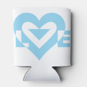 Cool Love Graphic, Blue Blikjeskoeler (Achterkant)