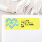 Cool Love Graphic, Blue Etiket (Insitu)