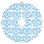 Cool Love Graphic, Blue Kerstboom Rok (Voorkant)