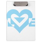 Cool Love Graphic, Blue Klembord (Voorkant)