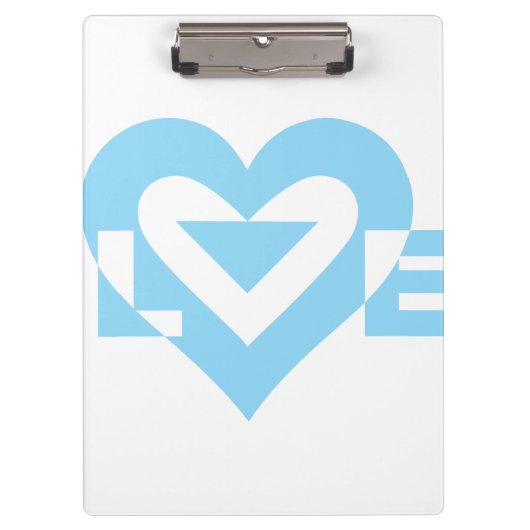 Cool Love Graphic, Blue Klembord (Voorkant)