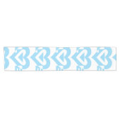 Cool Love Graphic, Blue Korte Tafelloper (Horizontaal)