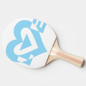 Cool Love Graphic, Blue Tafeltennisbatje (Zijkant)
