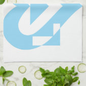 Cool Love Graphic, Blue Theedoek (Gevouwen)