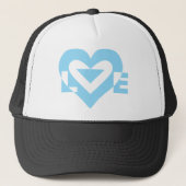 Cool Love Graphic, Blue Trucker Pet (Voorkant)