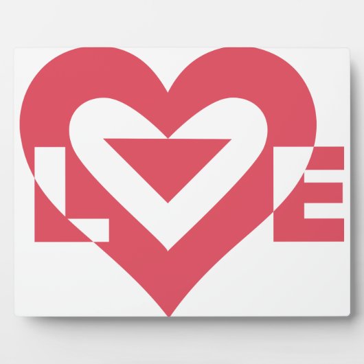 Cool Love Graphic, Cherry Pink Fotoplaat (Voorkant)