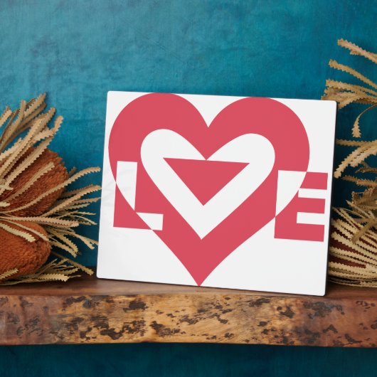 Cool Love Graphic, Cherry Pink Fotoplaat (Zijkant)