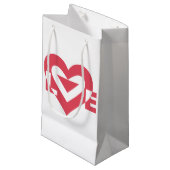 Cool Love Graphic, Cherry Pink Klein Cadeauzakje (Voorkant Gekanteld)