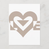Cool Love Graphic, Grey Briefkaart (Voorkant)
