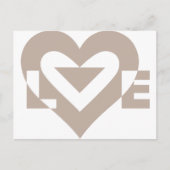 Cool Love Graphic, Grey Briefkaart (Voorkant)