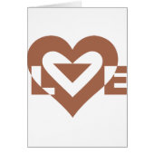 Cool Love Graphic, Mocha Brown (Voorkant)