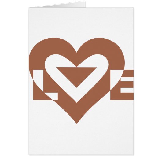 Cool Love Graphic, Mocha Brown (Voorkant)