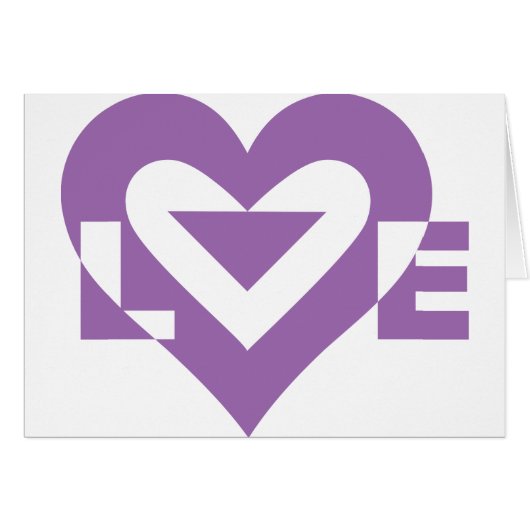 Cool Love Graphic, Paars (Voorkant Horizontaal)