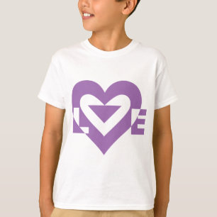 Cool Love Graphic, Paars T-shirt