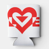 Cool Love Graphic, Red Blikjeskoeler (Achterkant)