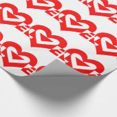 Cool Love Graphic, Red Cadeaupapier (Hoek)