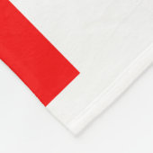 Cool Love Graphic, Red Fleece Deken (Hoek)