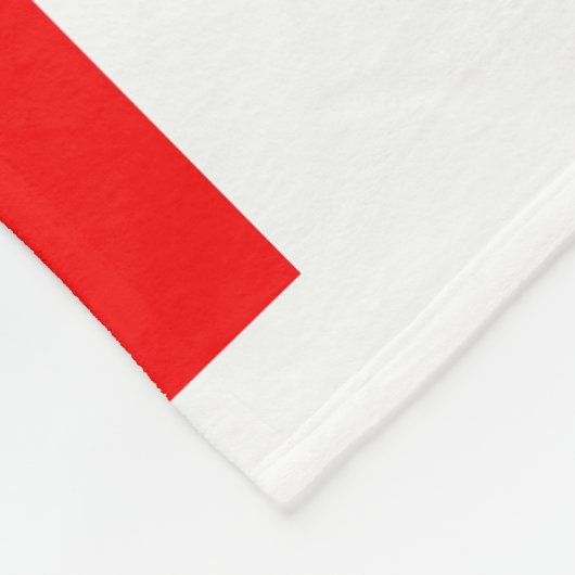 Cool Love Graphic, Red Fleece Deken (Hoek)