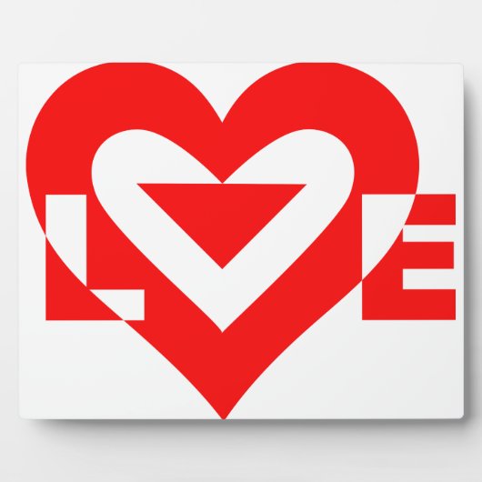 Cool Love Graphic, Red Fotoplaat (Voorkant)