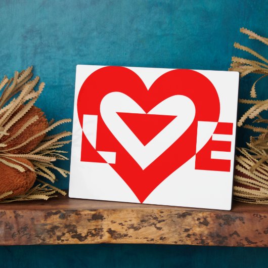 Cool Love Graphic, Red Fotoplaat (Zijkant)