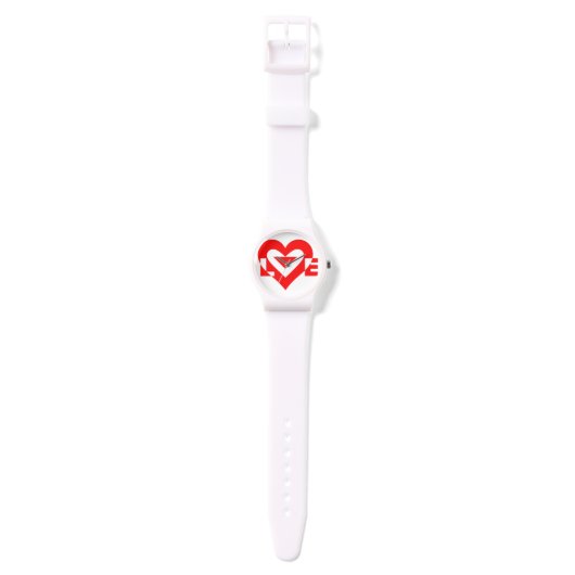 Cool Love Graphic, Red Horloge (Bandje)
