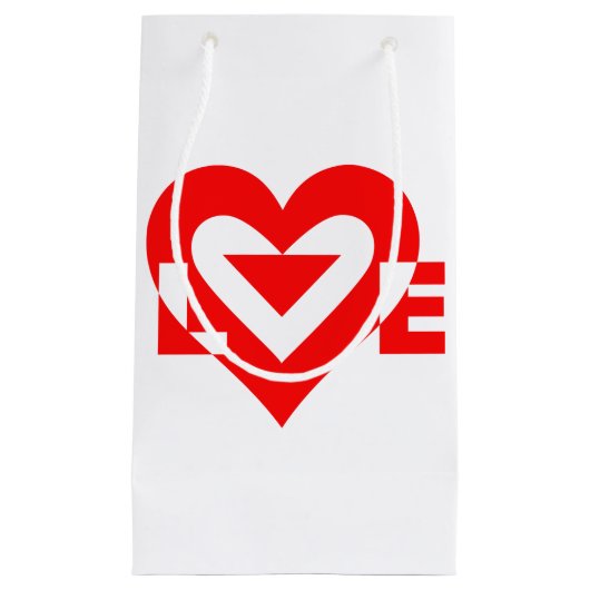 Cool Love Graphic, Red Klein Cadeauzakje (Voorkant)