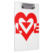 Cool Love Graphic, Red Klembord (Rechts)