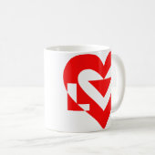 Cool Love Graphic, Red Koffiemok (Voorkant rechts)