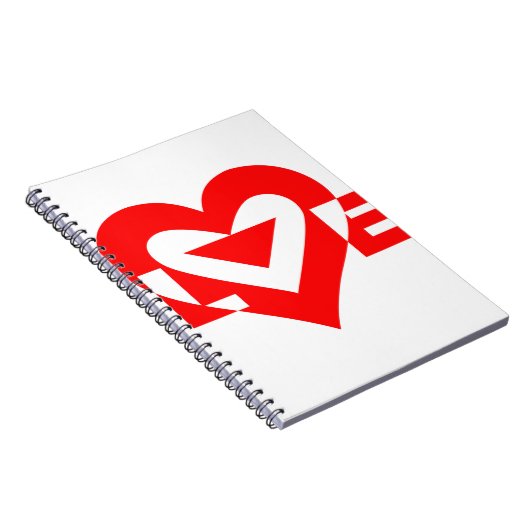 Cool Love Graphic, Red Notitieboek (Rechterzijde)