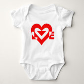 Cool Love Graphic, Red Romper (Voorkant)