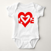 Cool Love Graphic, Red Romper (Voorkant)